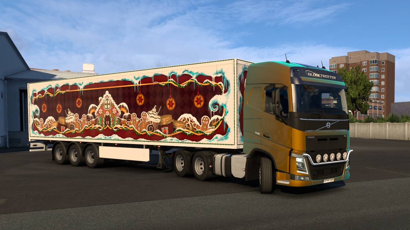Euro Truck Simulator 2. Новогодний ивент
