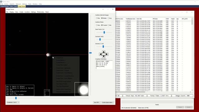 (2022-01-02) Astrophotography (Comet Leonard) with GPU Acceleration