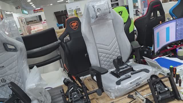 Кресло EVOLUTION TITAN FABRIC BLACK (2025) едет в Железногорск