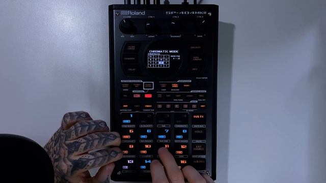 Roland SP-404 MKII Tutorial Series 24 - Chromatic Mode