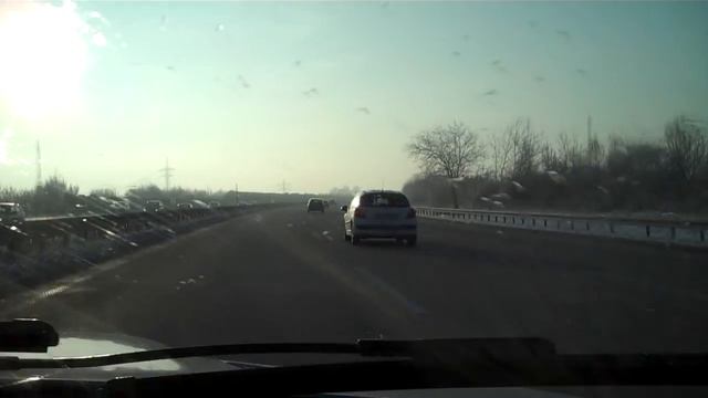 E93 M3 Cabrio Convertible on the Autobahn at the limit for speed test #2