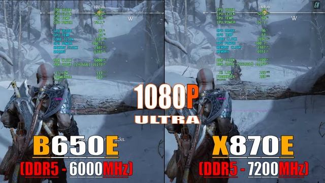 B650E (6000MHz) VS X870E (7200MHz) || RYZEN 7 9800X3D || How Big is the Difference?