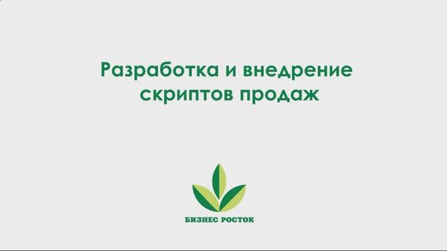Скрипты продаж. Этапы разработки и внедрения