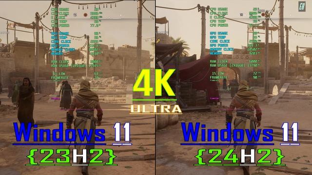 Window 11 (23H2) vs Window 11 (24H2) || Which One Better for Gaming ?