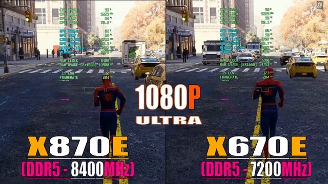 X670E (7200MHz) VS X870E (8400MHz) || RYZEN 7 9800X3D || PC GAMES BENCHMARK TEST ||