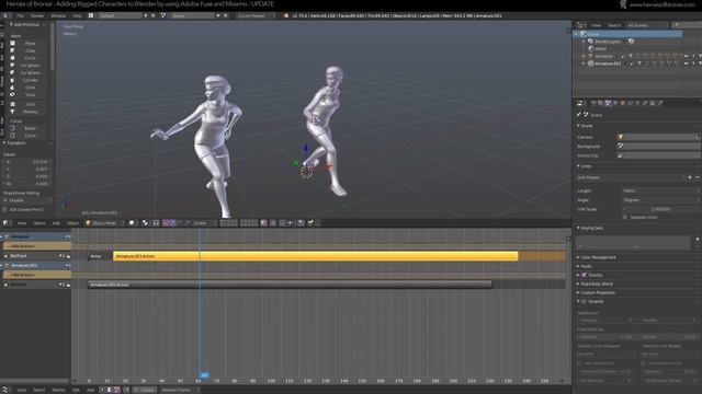 33_How to Quickly Add Rigged Characters into Blender using Adobe Fuse UPDATE