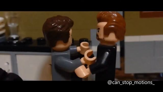 The Hitman's Bodyguard (2017) Kitchen Fight in LEGO - Scene Recreation