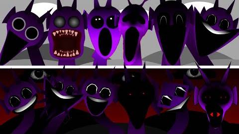 Incredibox Sprunki - All Durple Horror Phases  Durple Multiverse