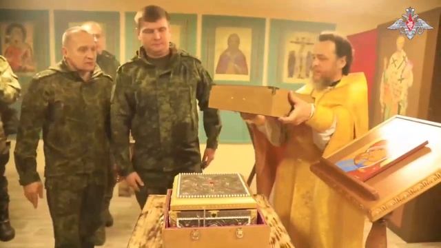 Ковчег с частицей мощей Ильи Муромца доставили военнослужащим группировки войск «Восток»