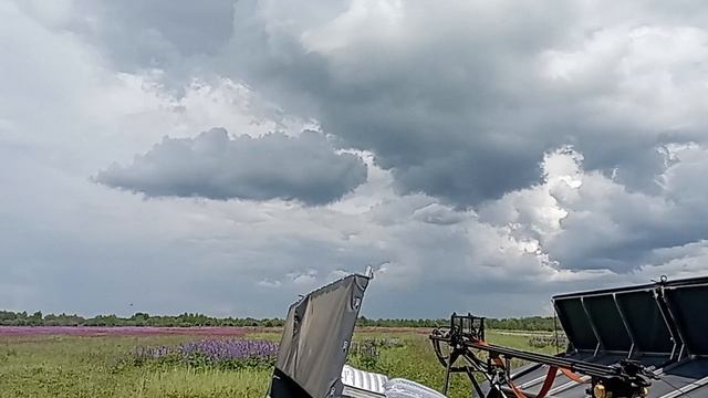 Полет 30кг БПЛА с нашим 2-тактным ДВС