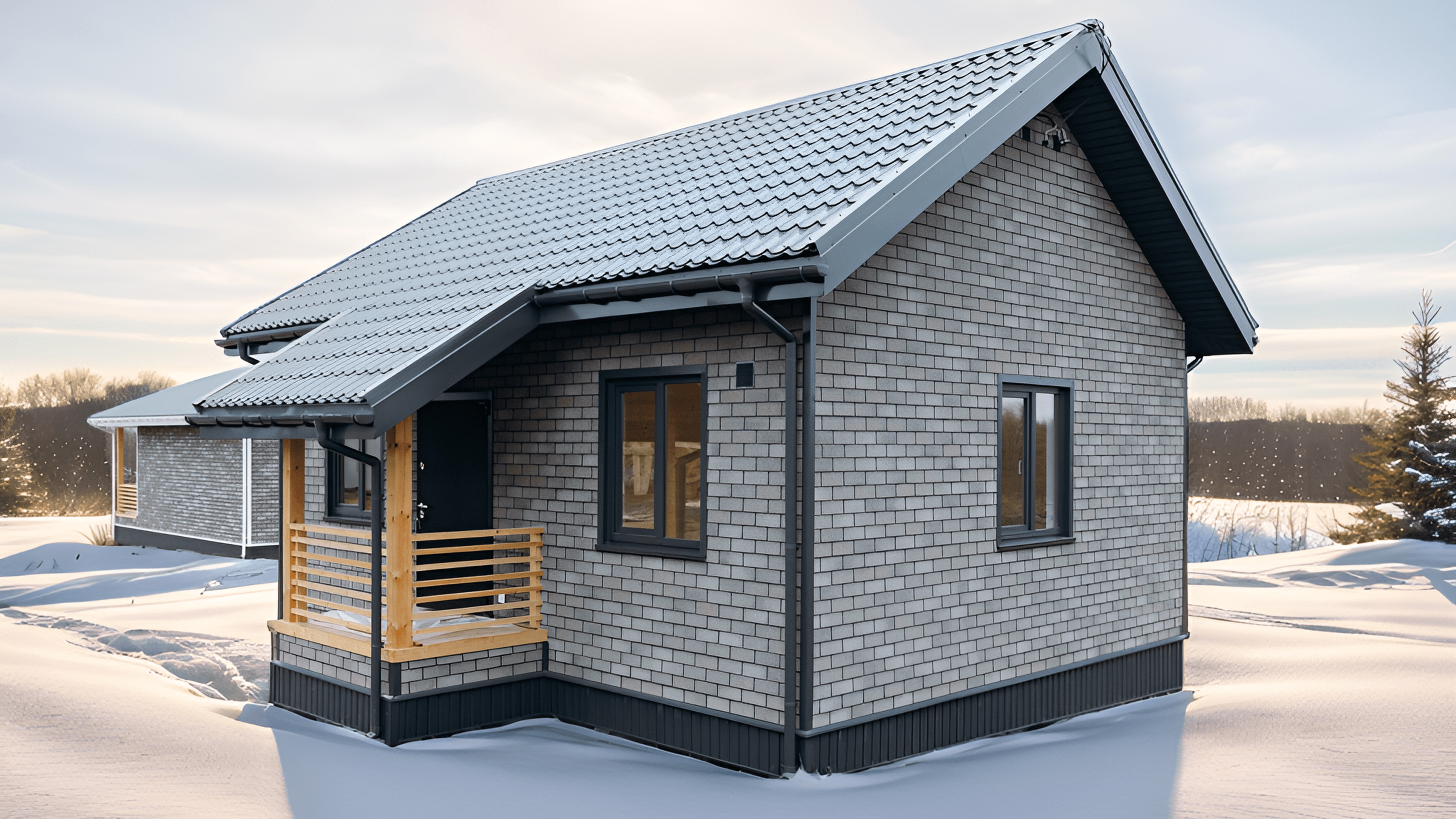 Проект каркасного дома Floors 40