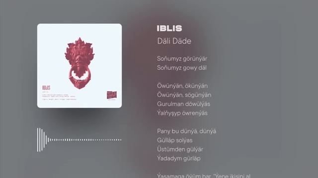 Dali Dade_ Däli Däde - Iblis (albom)