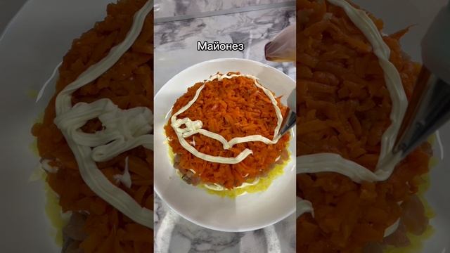 Салат с красной рыбой