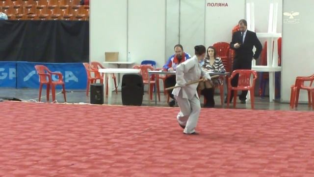 Taichischool.ru, комплекс с палкой __ Stick form taichi, yang style