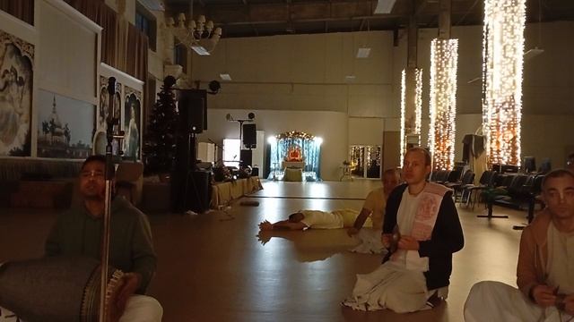 Narsingha Aarti Moscow By Chandra Charu Prabhu 04.01.2025