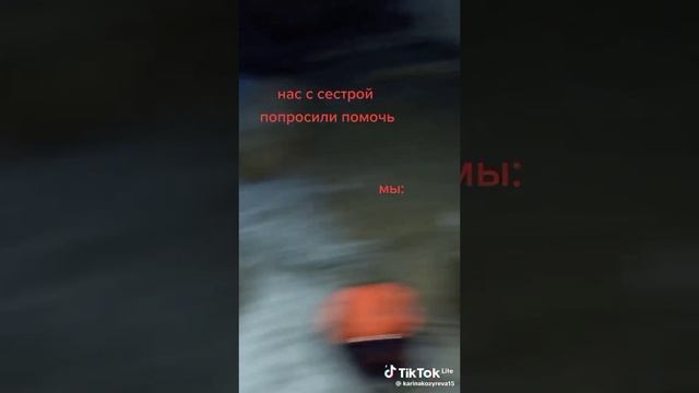 когда нас с сестрой попросили помочь