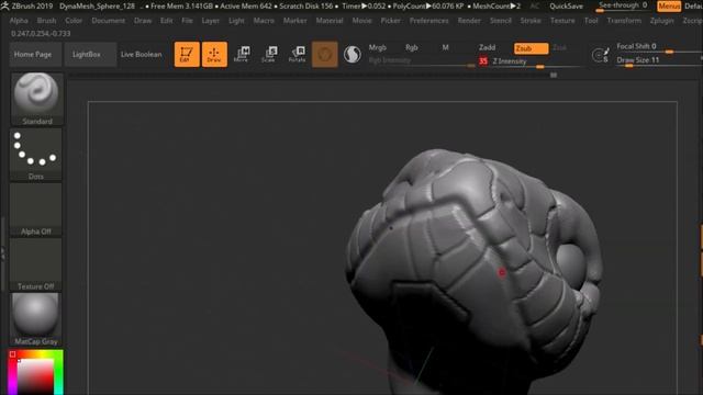 Zbrush Snake Timelapse