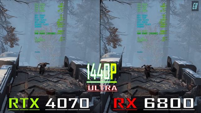 RTX 4070 vs RX 6800 || PC GAMES BENCHMARK TEST ||