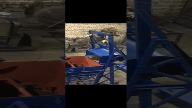 Скиповый подъёмник к смесителю для арболита АСм-700