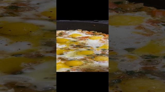 Яичница с перепелиных яиц