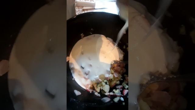 окрошка на кефире