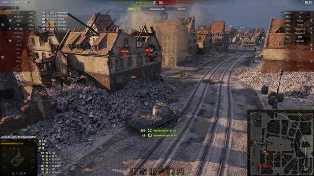 Мир танков. WOT. Бой на ИС. Взял 12 фрагов и 5.2К урона