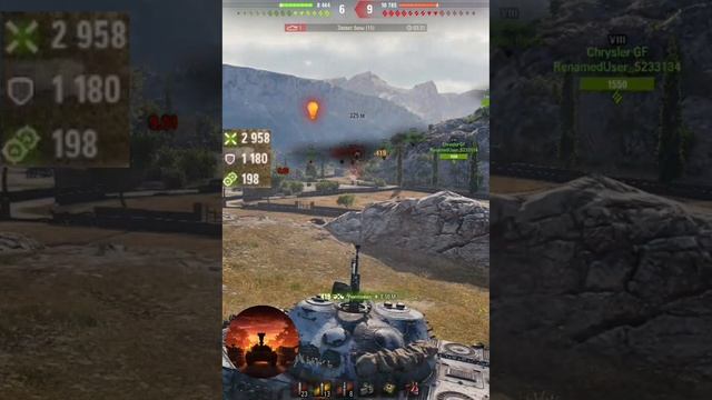 К-91-122🔥- Занял важную позицию для победы💯😱 #wot #миртанков #worldoftanks #wotgameplay #like#рек