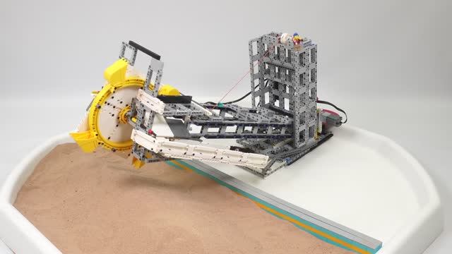 Перемещающийся Песок С помощью конструктора LEGO | Shifting Sand With LEGO