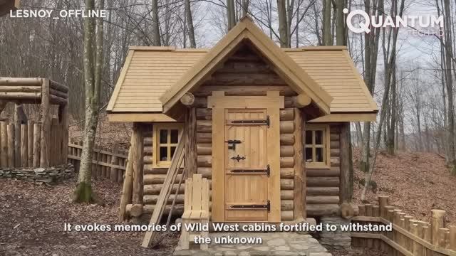 Two Men Build BIG LOG HOUSE . Смотрим как другие работают