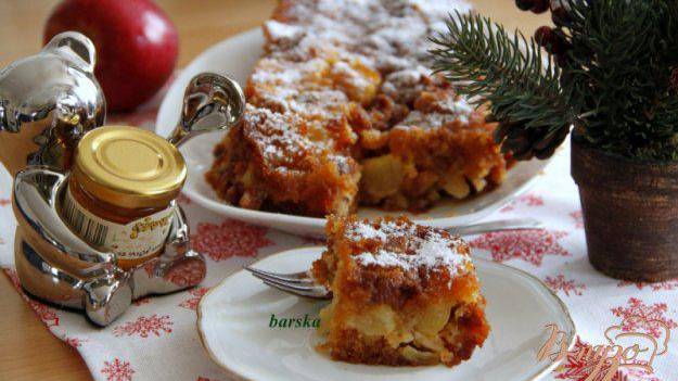 Медово-яблочный пирог