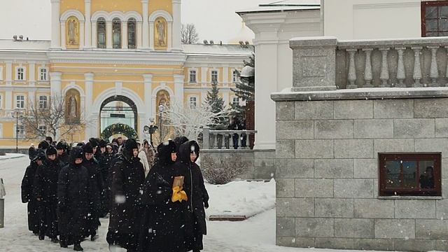 Серафимо-Дивеевский монастырь. Крестный ход. 4.01.25г..