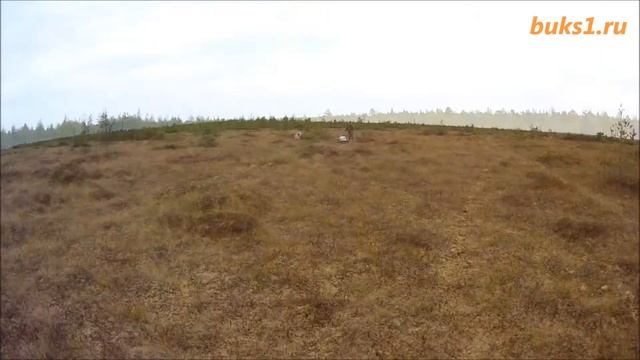 Мотобуксировщик Ураган болото 5 обычная езда