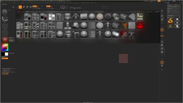 [ZBRUSH] 알파문양 깔끔하게 넣기