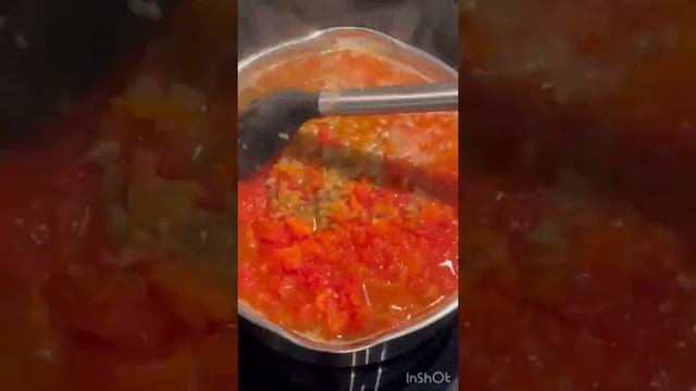 Lentil soup with tomatoes