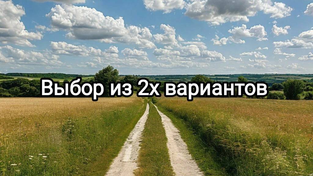 Выбор из 2х вариантов