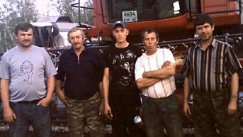 Тяжелая уборочная 2014г,дожди и снег.