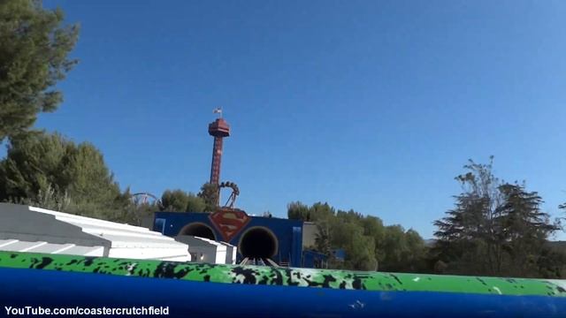 Superman: Escape From Krypton (HD POV) Six Flags Magic Mountain