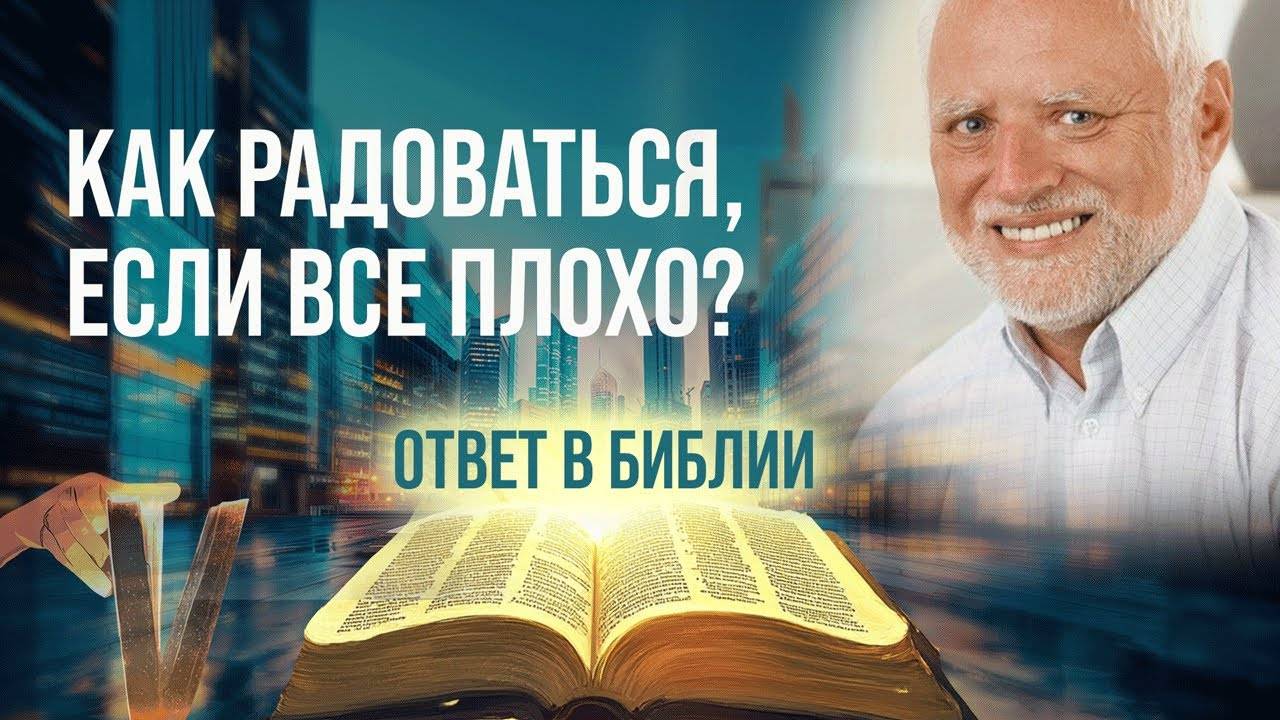 Неожиданный вопрос к теме радости в Библии поможет понять, как можно радоваться, когда все плохо