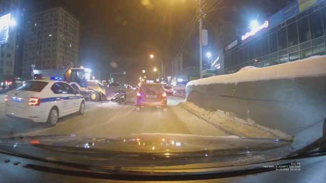 Аварии в новогоднюю ночь 01.01.2025 в Новосибирске