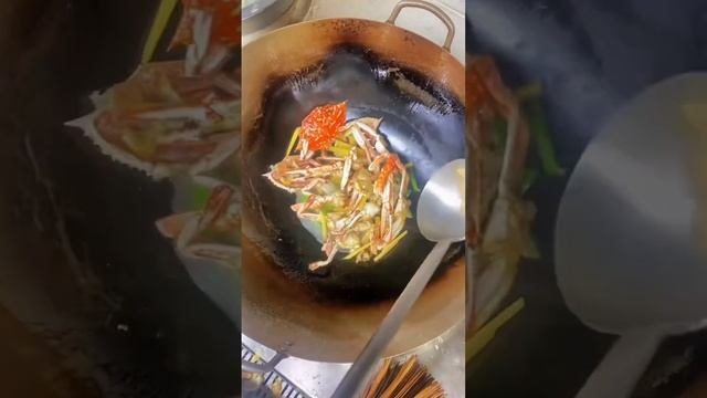 Ginger and Scallion Stir-Fried Crab🔥🔥🔥🦀🦀🦀