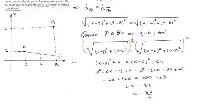 Vídeo Prof. Eduardo 3 ano correção exercícios geometria analítica 1