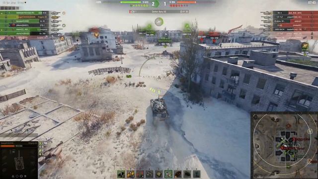 World of tanks - Progetto M40 mod 65 gameplay Натиск