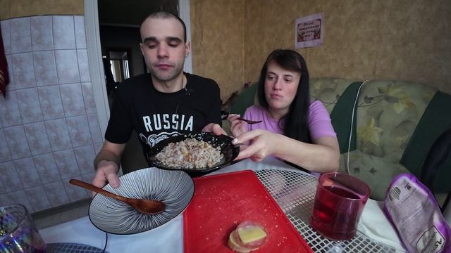МУКБАНГ НАРЕЗКИ ЛУЧШЕЕ - ГРЕЧКА С КУРИЦЕЙ / БУТЕРБРОДЫ / EATING MUKBANG ASMR АСМР 30. 12. 2024