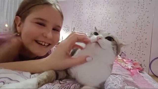 я со своей кошкой 💕🤭♥