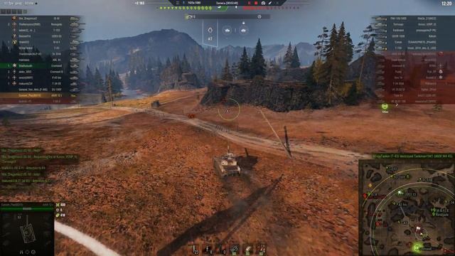 World of tanks - AMX-12t gameplay