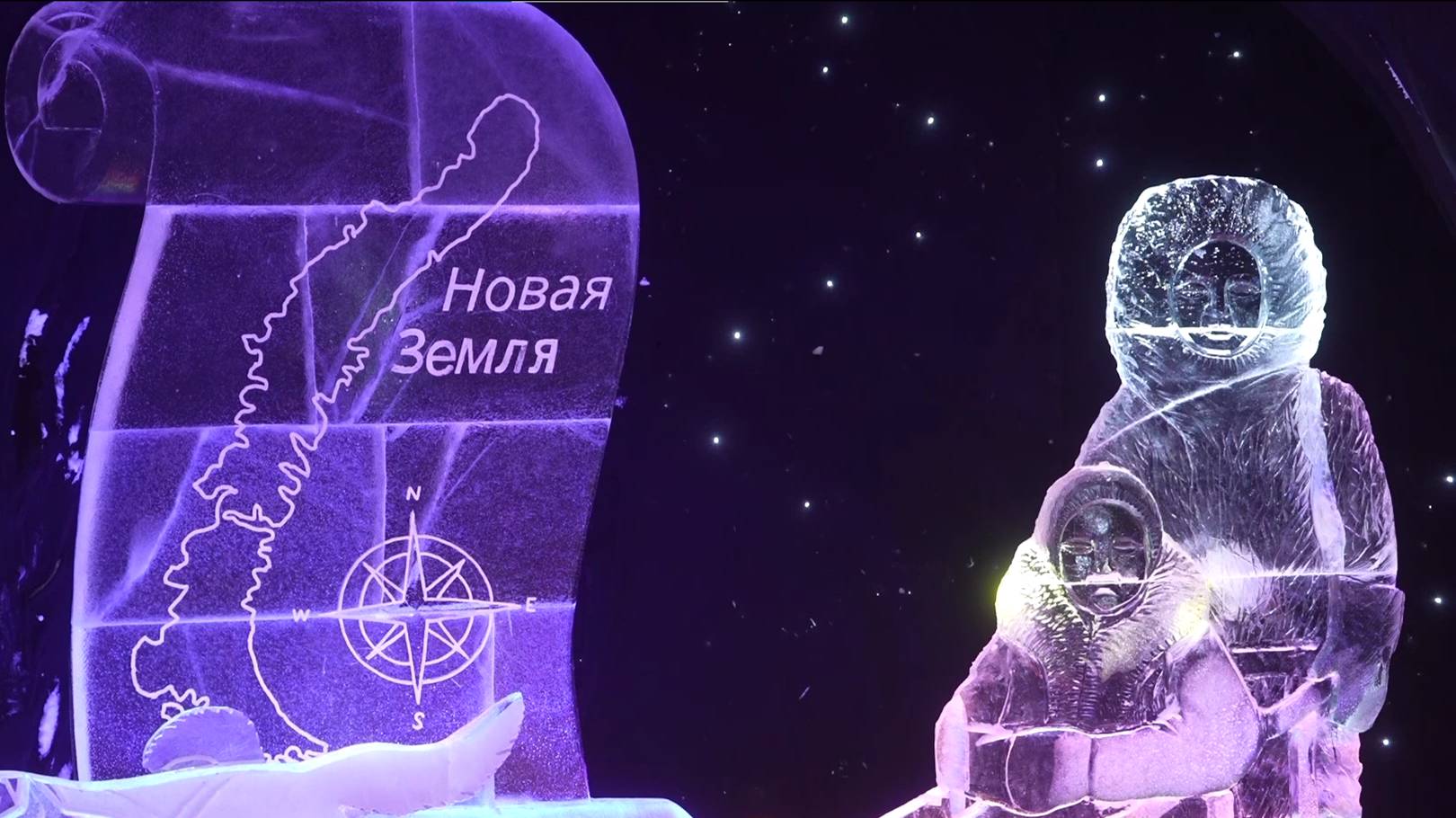 Целиком из снега и льда: «Снежная деревня» открылась в Мурманской области