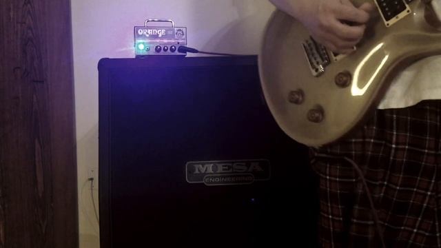 Orange Micro Dark into Mesa 4x12