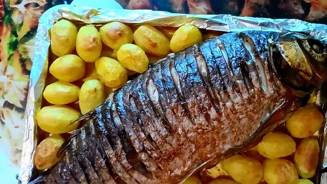 Запечённый КАРП.