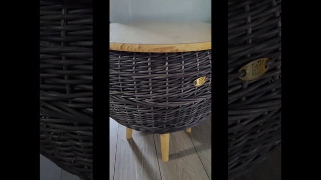 Комплект из ротанга Зеркало и столик- тумба ✳️
