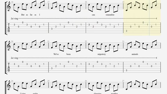 Life Is Strange - Obstacles By Syd Matters | Guitar tab
